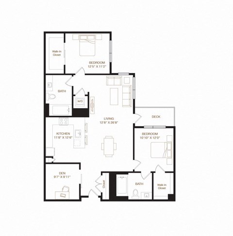 floor plan of an apartment